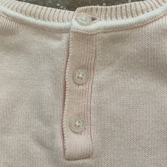 The Little White Company Pink Polar Bear Sweater - Picture 4 of 5